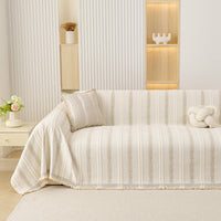 Scandinavian Stripe Chenille Sofa Cover