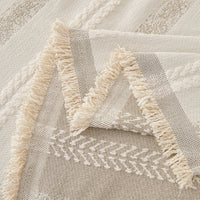 Scandinavian Stripe Chenille Sofa Cover