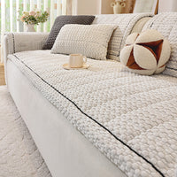Cozy Corduroy Plush Nonslip Sofa/Couch Cover