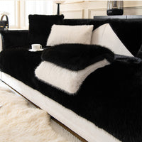 Nordic Mink Plush Nonslip Sofa/Couch Cover