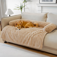 Fluffy Bolster Dog Couch Cover & Sofa Blanket