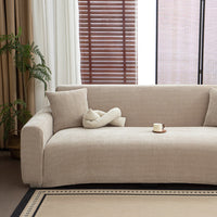 Herringbone Full-Cover Sofa Slipcover
