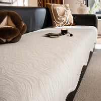 Elegant Wave Textured Nonslip Sofa/Couch Cover
