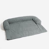 Fluffy Bolster Dog Couch Cover & Sofa Blanket
