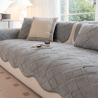 Creamy Comfort Fleece Nonslip Sofa/Couch Cover