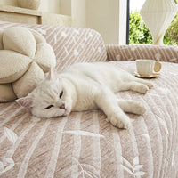 Botanical Quilted Gauze Sofa Cover