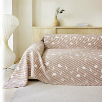 Botanical Quilted Gauze Sofa Cover