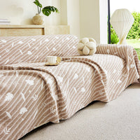 Botanical Quilted Gauze Sofa Cover