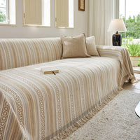 Heritage Stripe Chenille Sofa Cover