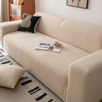 CozyRib Jacquard Velvet Full-Cover Sofa Slipcover