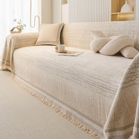 Elegant Minimalistic Veil Soft Breathable Couch Cover Stylish Sofa Protection for a Cozy Modern Easy-to-Clean Home
