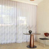 Labyrinth Weave Embroidered Sheer Curtain