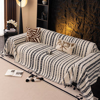 Softline Woven Striped Chenille Sofa Cover