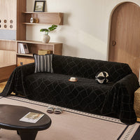 Luxe Diamond Textured Chenille Sofa Cover