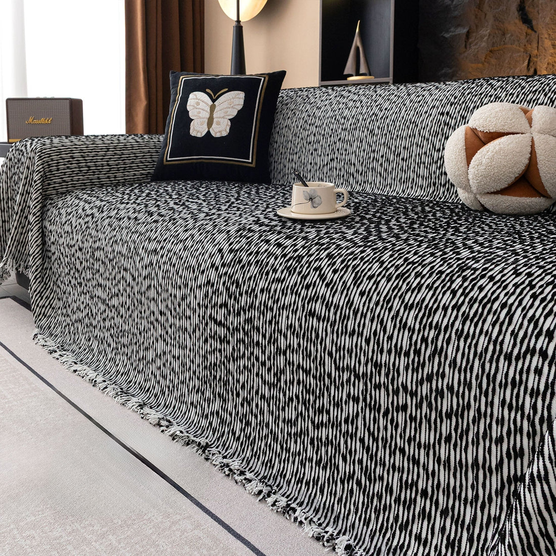 Speckle Weave Chenille Scratch-Resistant Sofa/Couch Cover