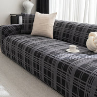 HeritagePlaid Full-Cover Stretch Sofa Slipcover