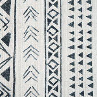 Easy Clean Washable Rug Modern Tribal Midnight Flow Design Durable Spillproof Pet-Friendly Non-Slip Pad Living Room Area Rug