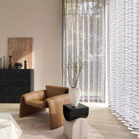 Ripple Whisper Embroidered Sheer Curtain