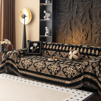 Nordic Geometric Pattern Breathable Monochromatic Couch Cover Soft Stylish Sofa Protection for a Cozy Modern Durable Home