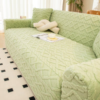CozyWeave Plush Full-Encasing Stretch Sofa Slipcover