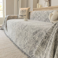 Nordic Sketch Spill-Resistant Chenille Sofa Cover