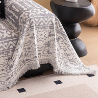 Boho Geometric Chenille Sofa Cover