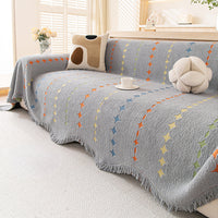 Retro Starlight Textured Chenille Sofa Cover