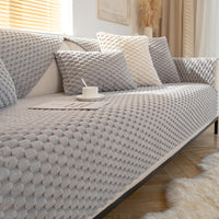 Cloud Pebble Plush Nonslip Sofa/Couch Cover