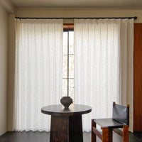 Whisper Bloom Embroidered Sheer Curtain