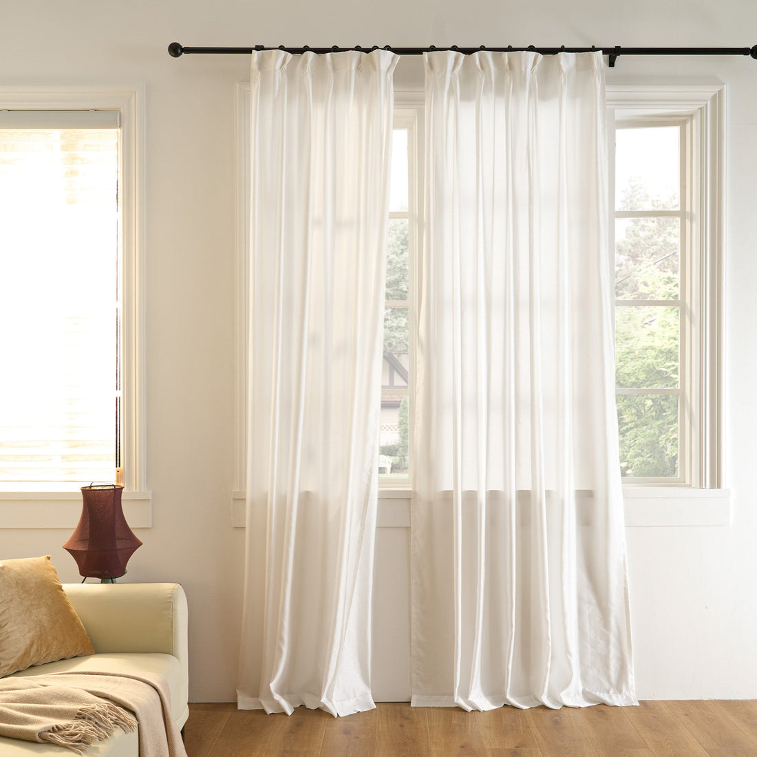 SunGuard Privacy UV-Block Sheer Curtain