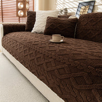 Vintage Weave Plush Nonslip Sofa/Couch Cover