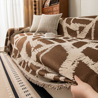 Nordic Abstract Chenille Sofa Cover