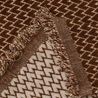 Urban Weave Pattern Plush Pet-Friendly Durable Sofa Cover – Premium Woven Machine Washable Minimalist Throw Couch Protection Multi-Use