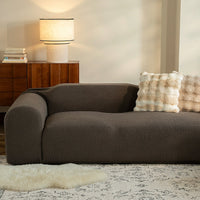 TeddyFit Stretch Full-Encasing Plush Sofa Slipcover