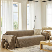 Ribbed Velvet Chenille Sofa Cover