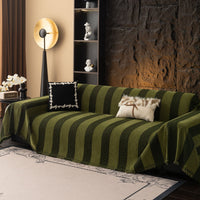 Woodland Geometric Soft Plush Pet-Friendly Multi-Purpose Minimalist Vintage Sofa Cover