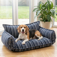Striped Pet Sofa Bed