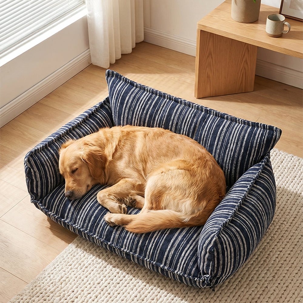 Striped Pet Sofa Bed