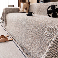 Blended Texture Chenille Sofa Cover Throw