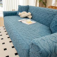CozyWeave Plush Full-Encasing Stretch Sofa Slipcover