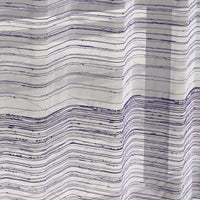 Horizon Stripe Embroidered Sheer Curtain