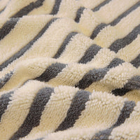 PlushGuard Stripe Full-Cover Sofa Slipcover