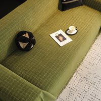 Elegant Grid Chenille Scratch-Resistant Sofa/Couch Cover