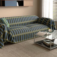 Retro Ribs Linen-Look Scratch-Resistant Sofa/Couch Cover