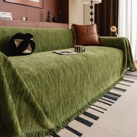 Elegant Ripple Chenille Scratch-Resistant Sofa/Couch Cover