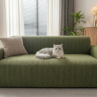 PureNest Fleece Full-Cover Sofa Slipcover