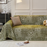 Gemometric Tribal Soft Pastel Pet-Friendly Multi-Purpose Minimalist Vintage Sofa Cover