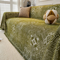 Gemometric Tribal Soft Pastel Pet-Friendly Multi-Purpose Minimalist Vintage Sofa Cover