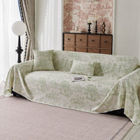 Spill-Resistant Pastel Floral Cooling Multi-Purpose Easy-to-Clean Couch Cover Chic Breathable Sofa Protection for a Cozy Home Upgrade