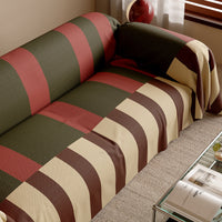 Modern Striped Bold Sofa Cover Anti-Spill Lightweight Stylish Easy-to-Clean Couch Protection for a Cozy Home Upgrade